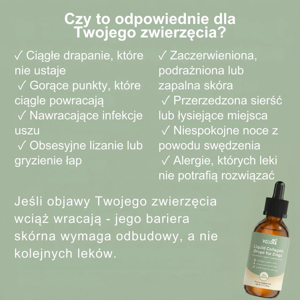 Veluna Premium Płynny Kolagen dla Psów