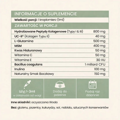 Veluna Premium Płynny Kolagen dla Psów