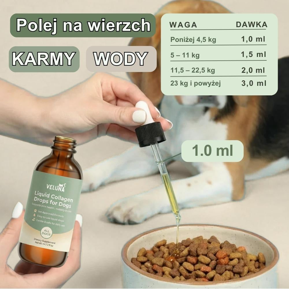 Veluna Premium Płynny Kolagen dla Psów