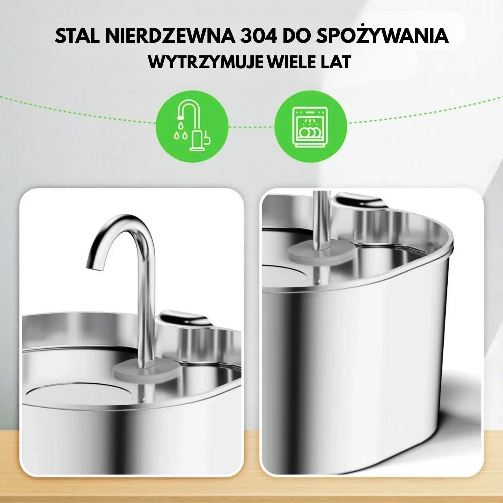 Fontanna wodna dla kotów