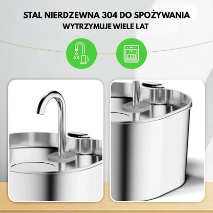 Fontanna wodna dla kotów