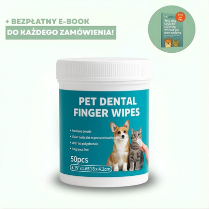 DentaFresh – Chusteczki do Czyszczenia i Ochrony Zębów dla Psów